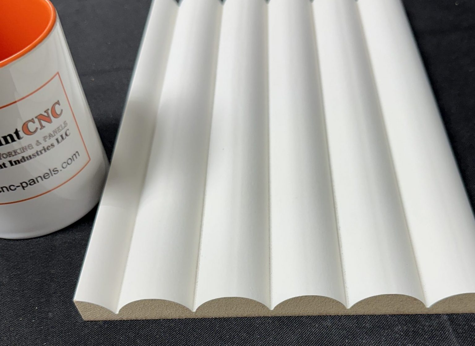 Wide Scalloped Wall Panel PAN 210 | Gentle Fluted | Corint