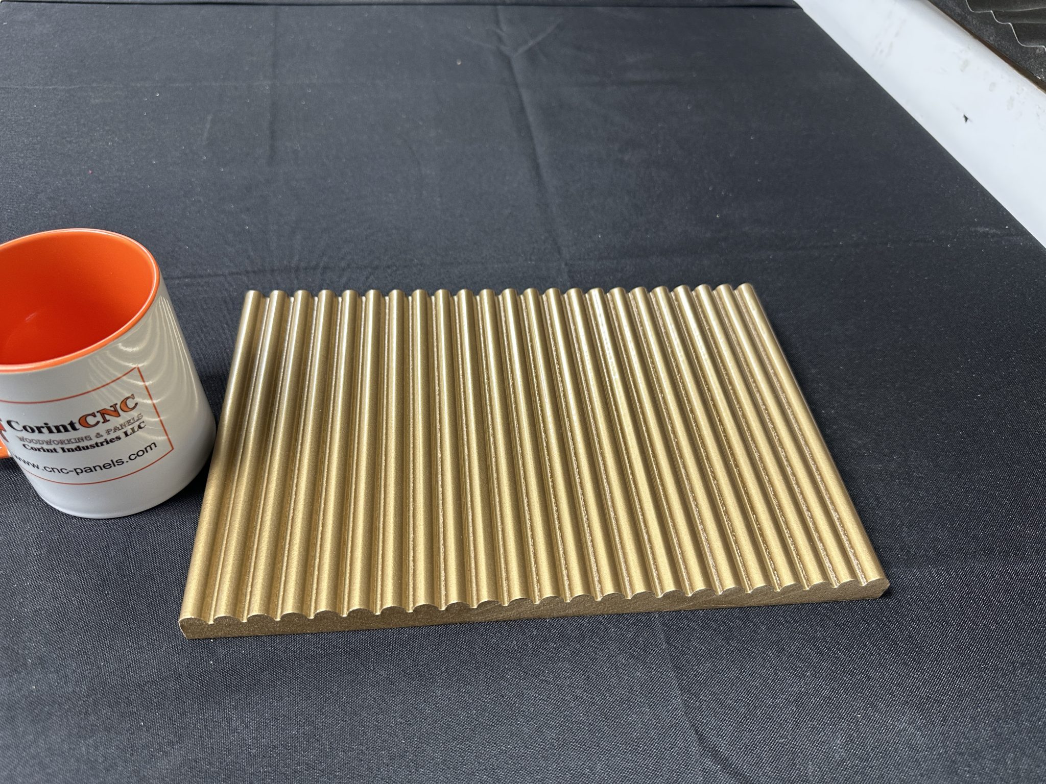 Panal Pan Half-Round Fluted Wall Panel PAN 207 | Scalloped | Corint