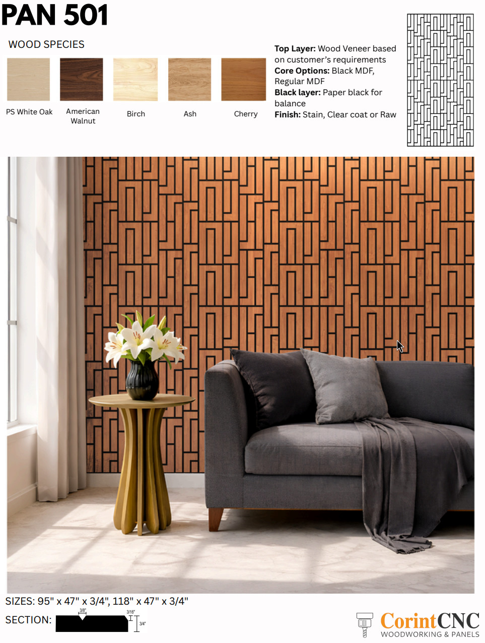 PAN501 Wall Panel PAN 501