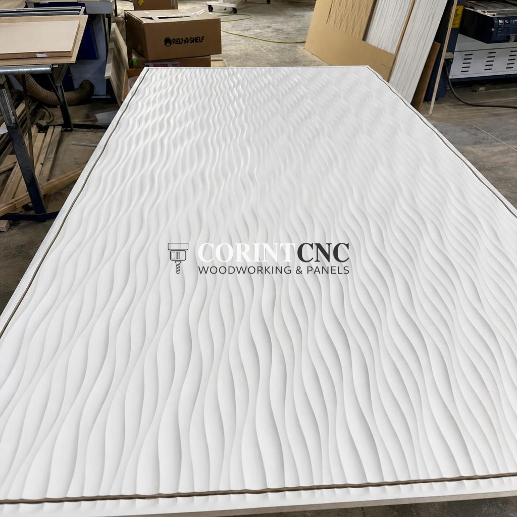Corint CNC Woodworking Shop (2) Bold Wave Wall Panel — PAN 010 Large - Image 9