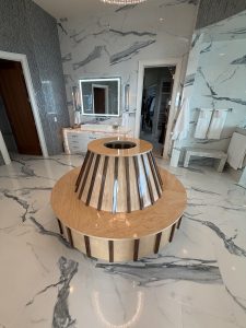 Custom Closets in Florida 3 Custom Fluted Tub Surround 1
