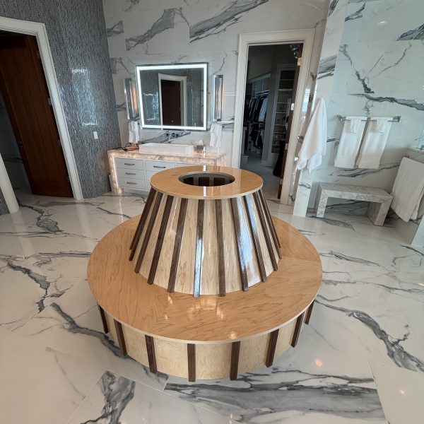 Custom Fluted Tub Surround 1